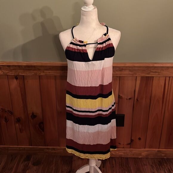 Striped dress coverall - Picture 2 of 11